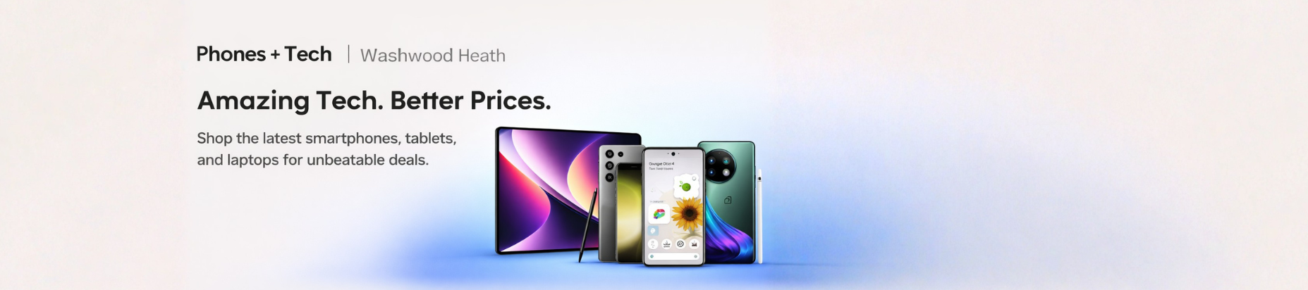 Phones + Tech hero banner