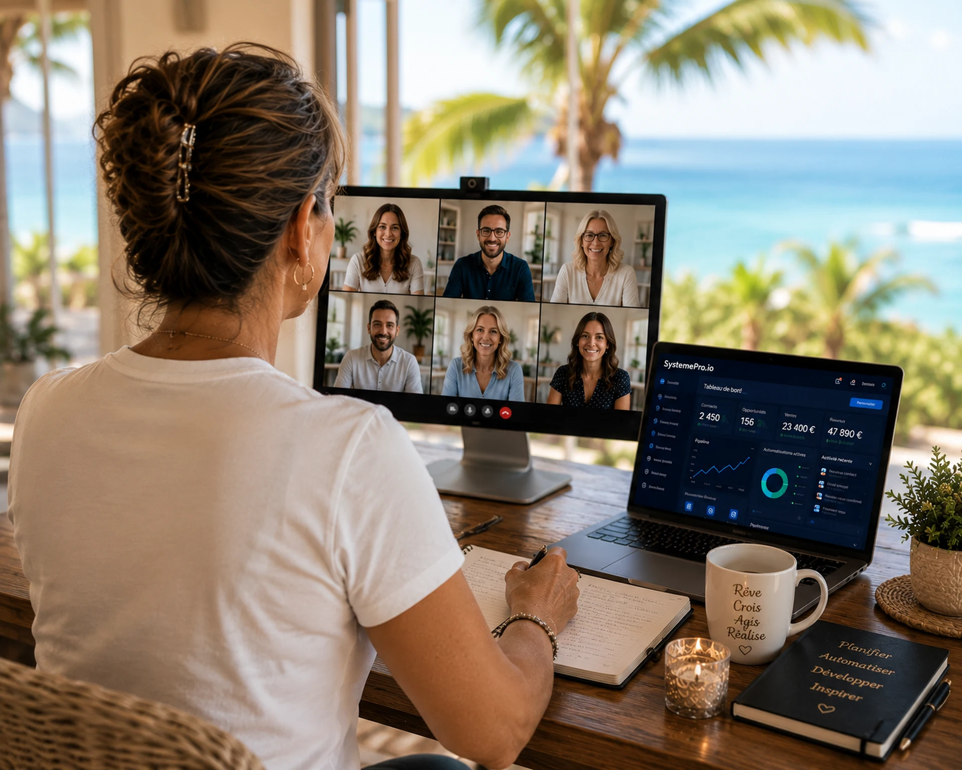 Accompagnement humain SystemePro.io pour entrepreneurs et indépendants