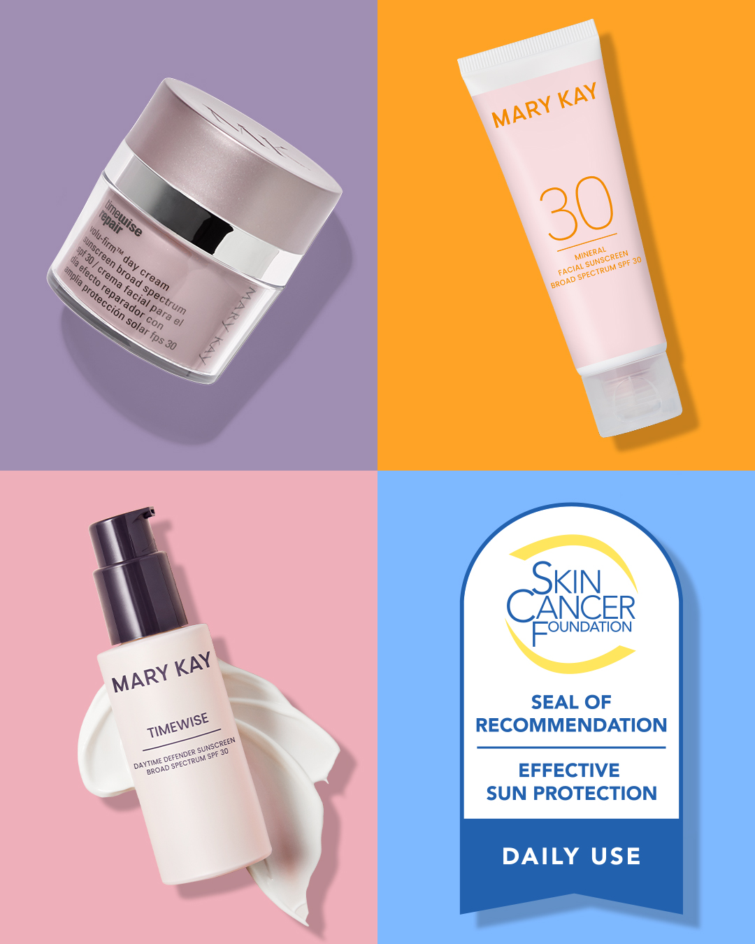 Skin Cancer Foundation Seal of Recommendation Daily Use Sunscree