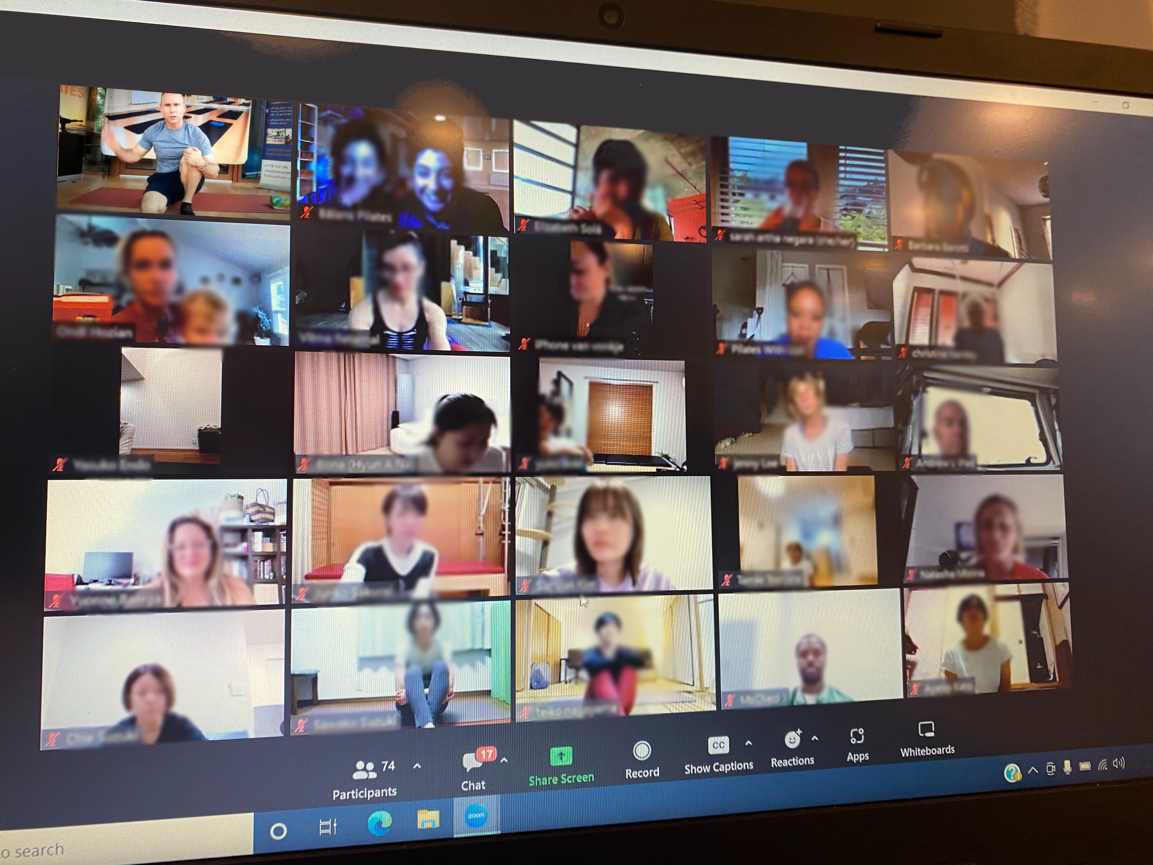 Live Q&A session with community members on video call