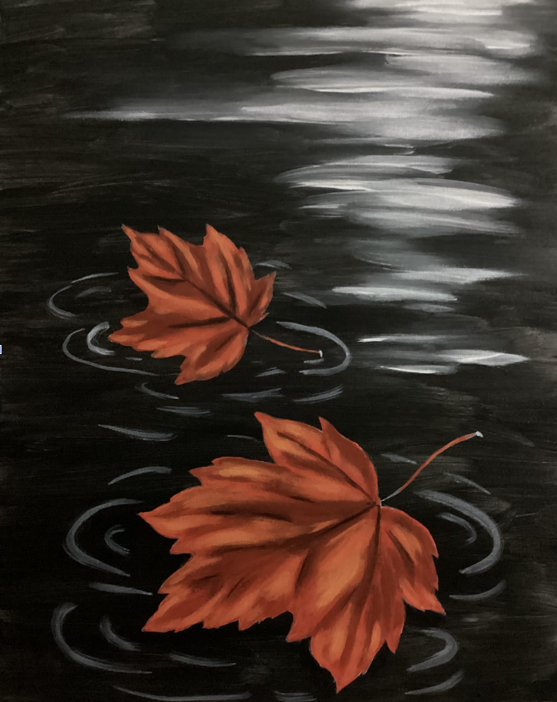 Autumn Road painting