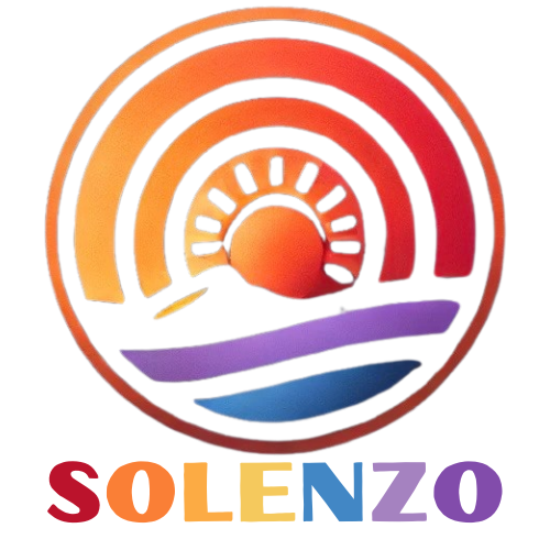 Solenzo logo featuring a vibrant sunrise over mountains and waves, representing automation, business growth, and seamless customer engagement solutions.