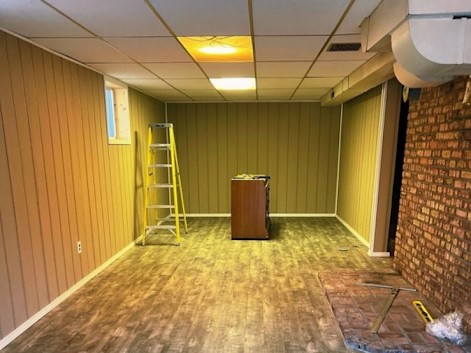 Vinyl flooring and wall paneling