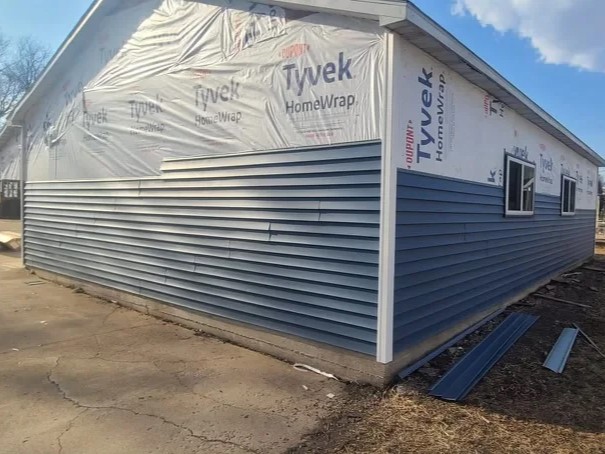 Home siding installation