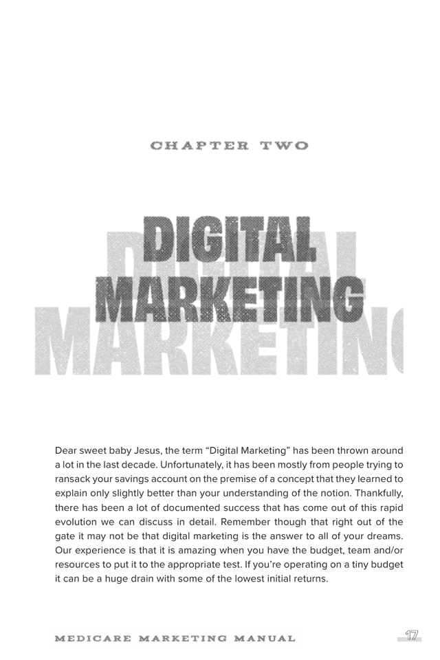 The Medicare Marketing Manual: Digital marketing