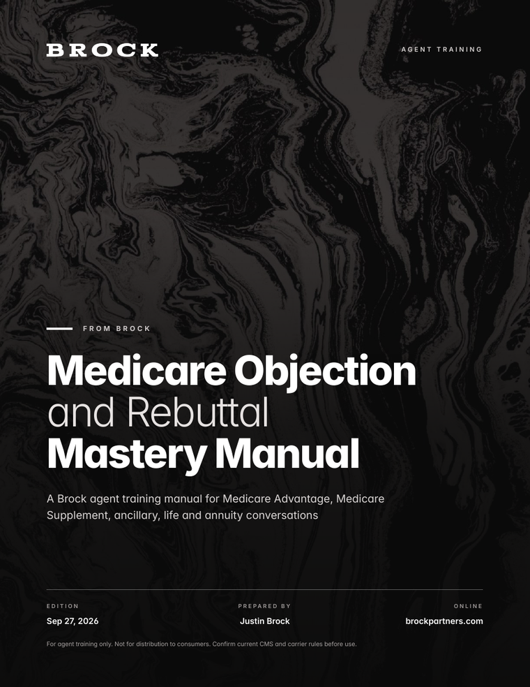 The Medicare Objection and Rebuttal Mastery Manual cover