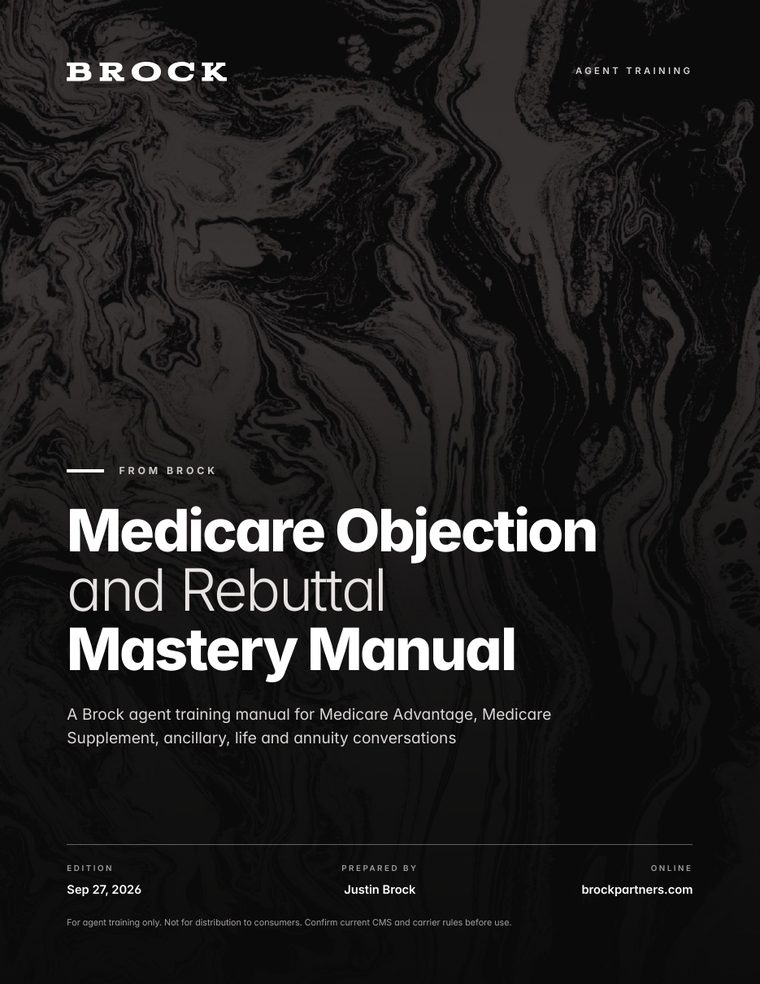 The Medicare Objection and Rebuttal Mastery Manual cover