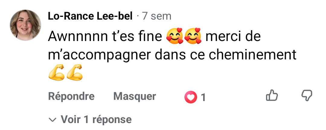 Témoignage cliente Fit Alphas