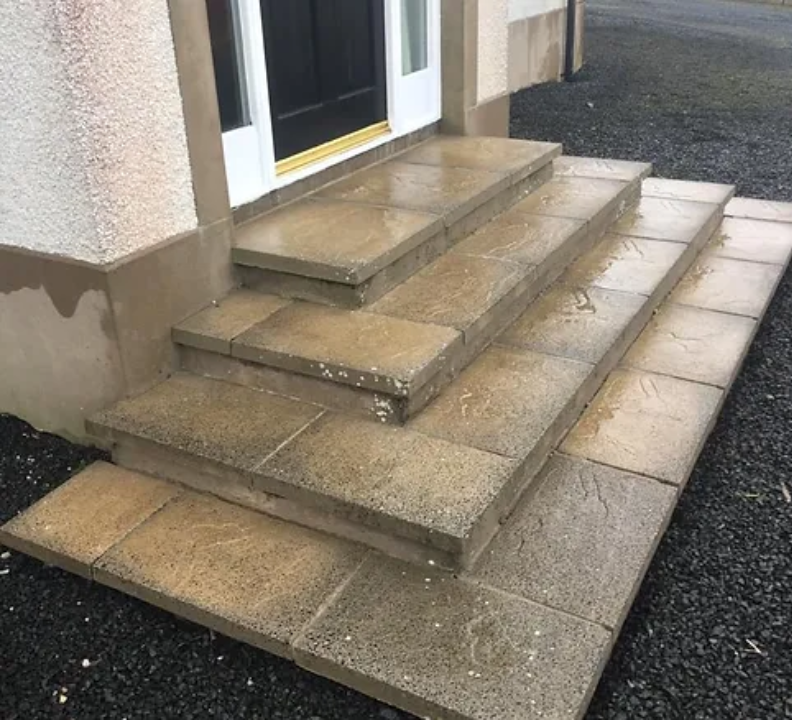 pressure washing after