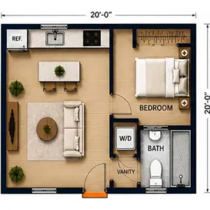 The Essential One Floor Plan