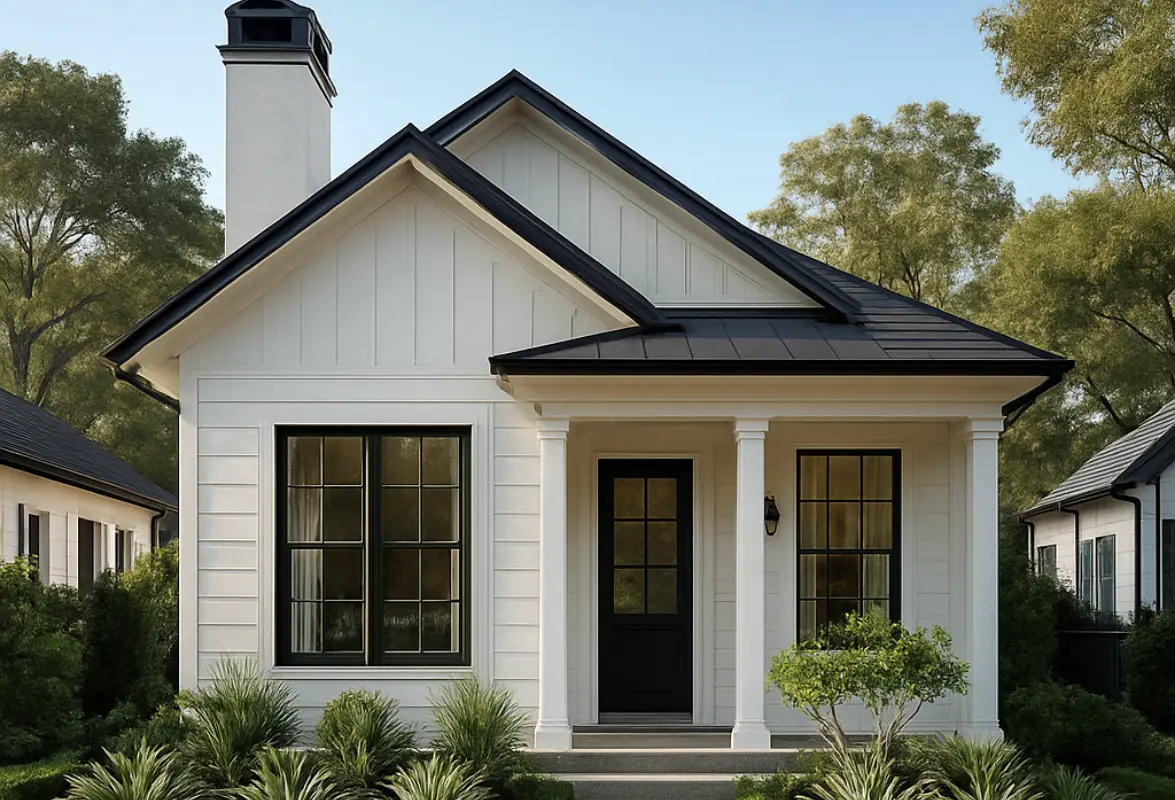 Flagship one bedroom cottage ADU with front porch Danburry 710 model