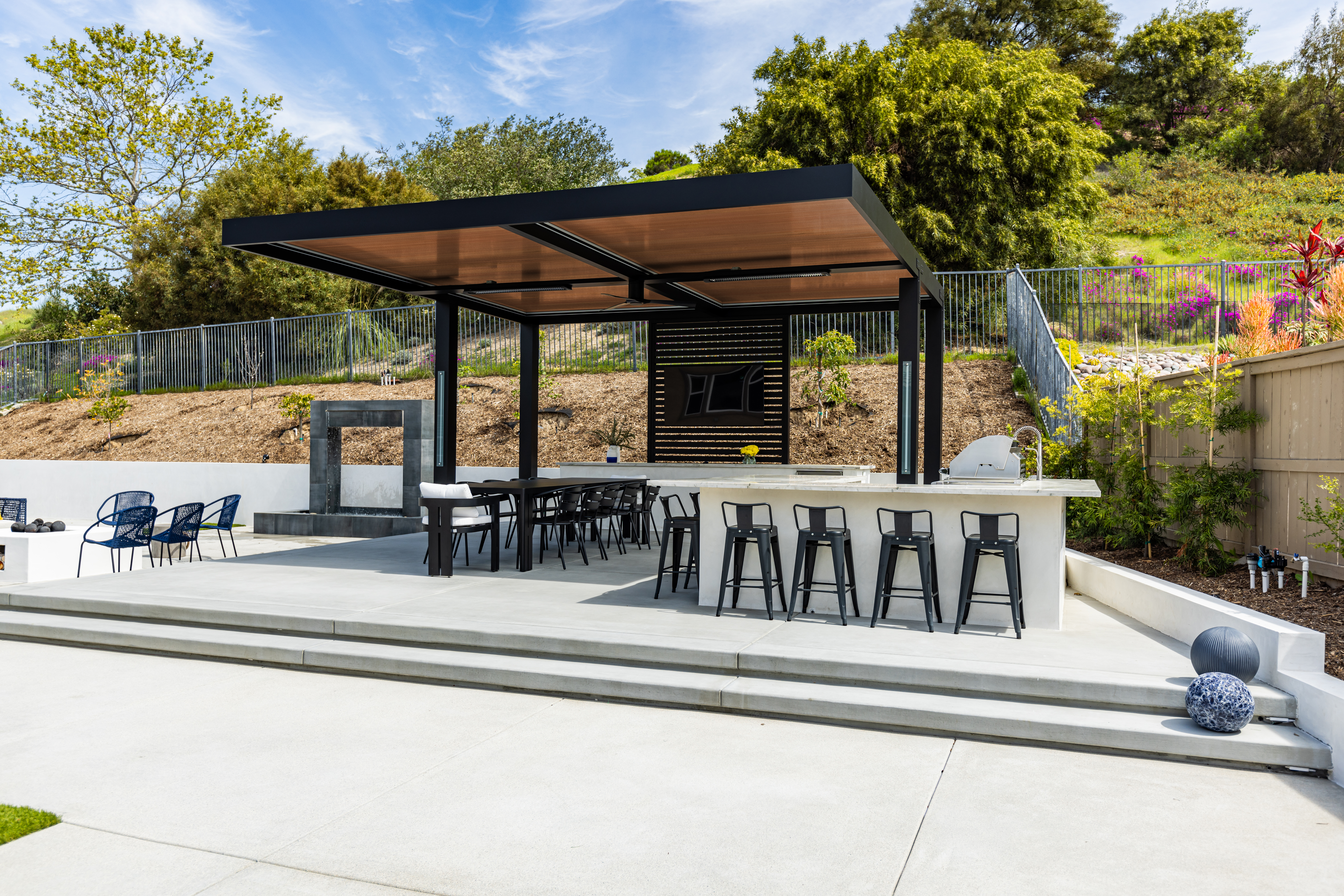 Velaro adjustable-louver pergola install — Mr. Patio Cover, Southern California