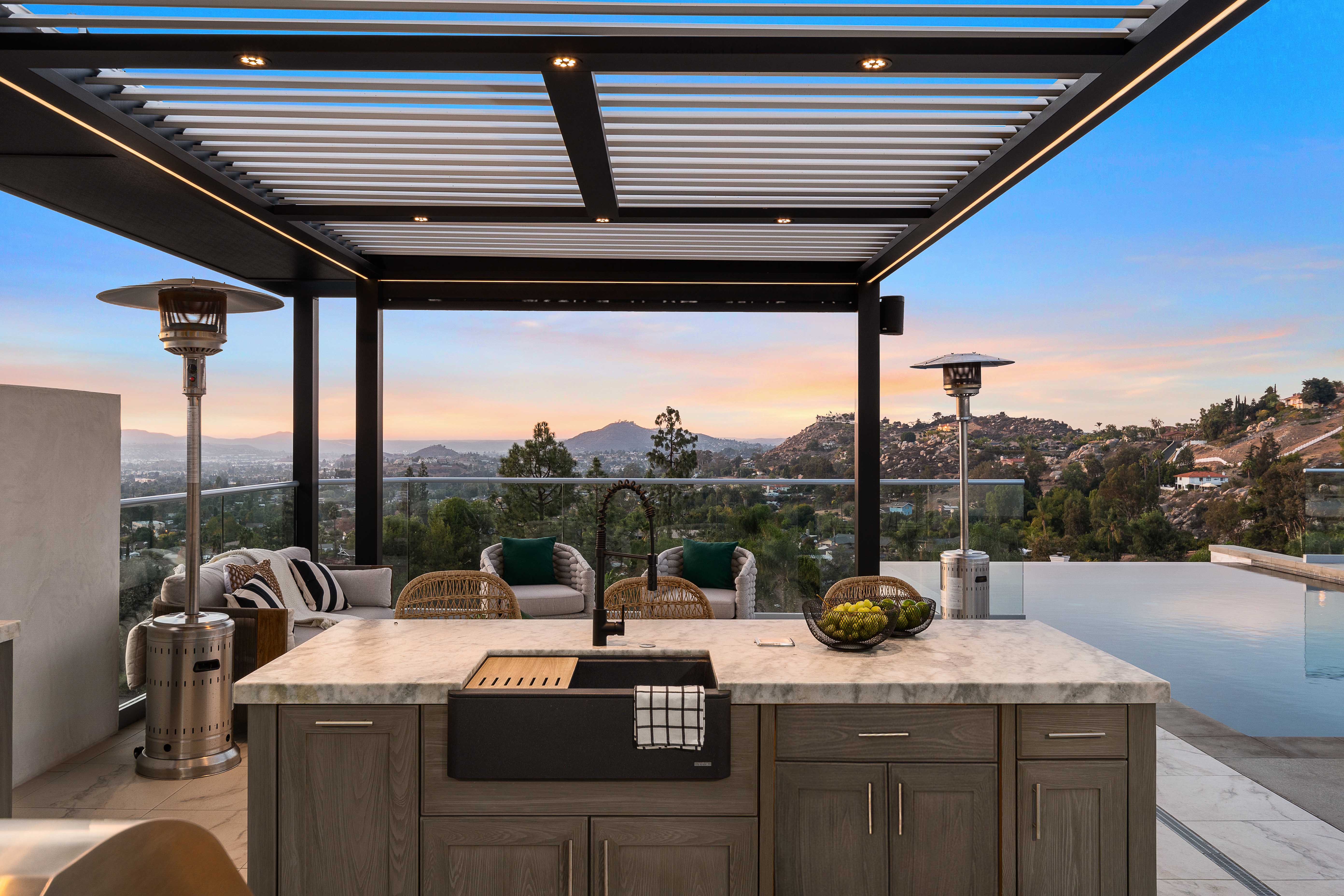 Velaro adjustable-louver pergola install — Mr. Patio Cover, Southern California