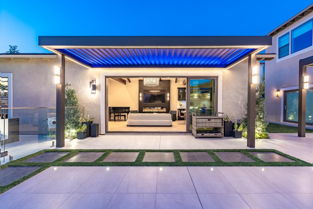 Velaro adjustable-louver pergola install — Mr. Patio Cover, Southern California