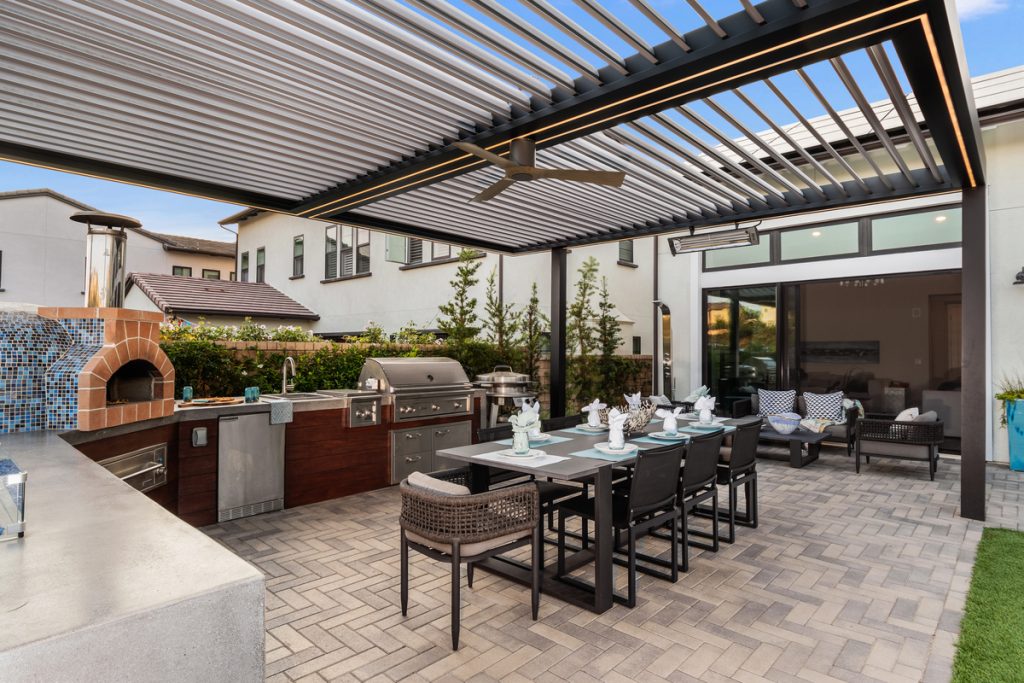 Velaro adjustable-louver pergola install — Mr. Patio Cover, Southern California