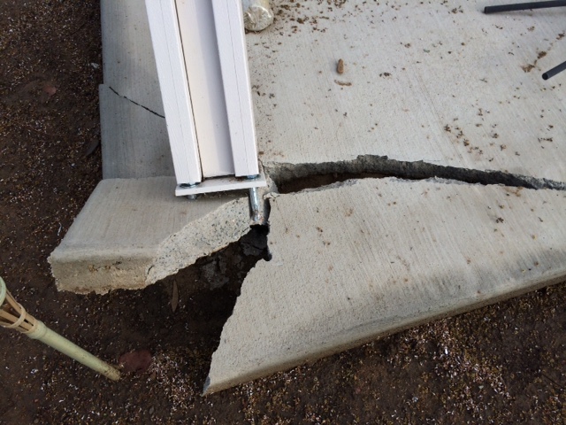 Collapsed / failed patio cover Mr. Patio Cover was called in to repair — Southern California