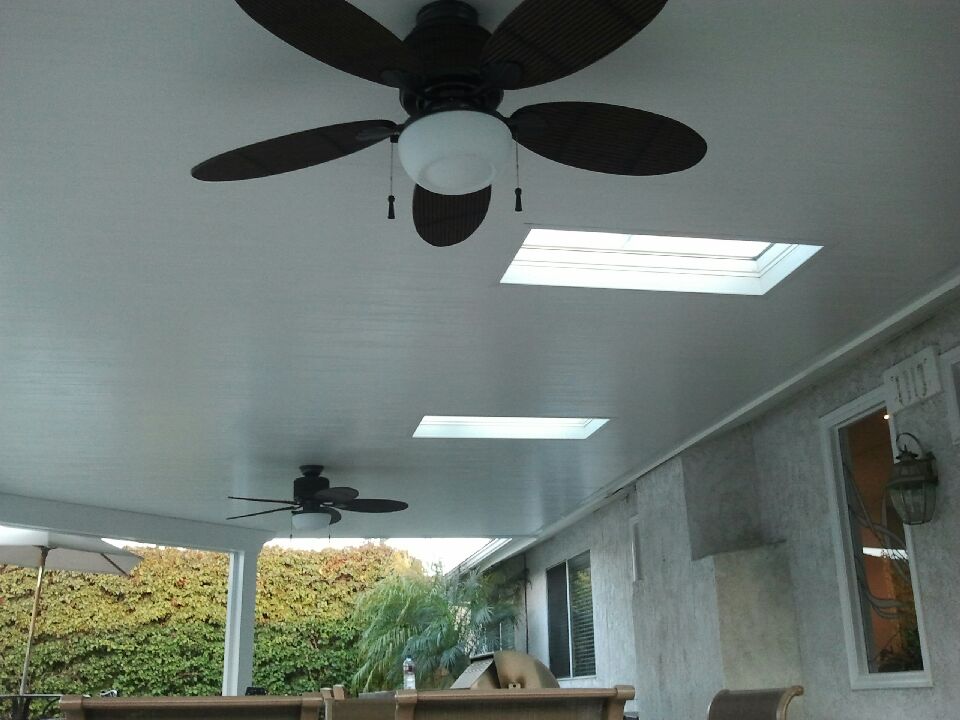 Insulated aluminum patio cover install — Mr. Patio Cover, Southern California