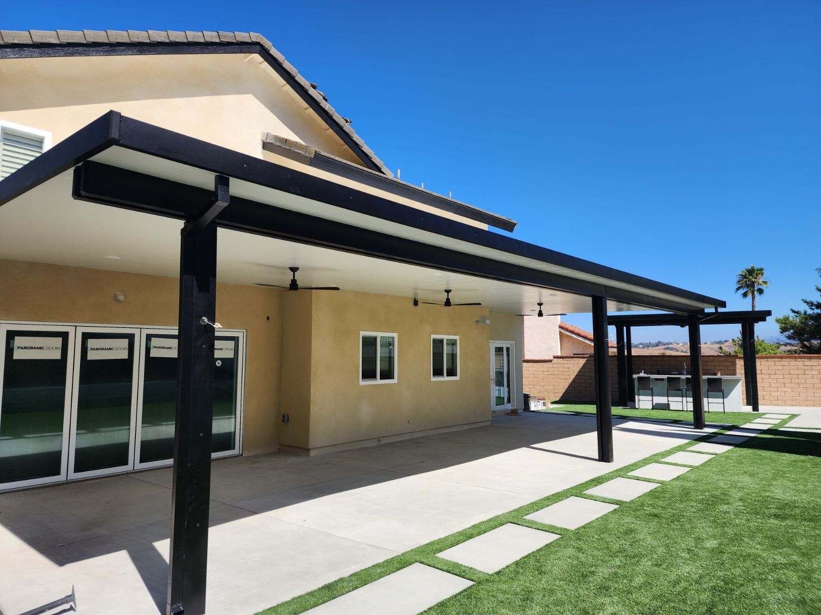 Insulated aluminum patio cover install — Mr. Patio Cover, Southern California