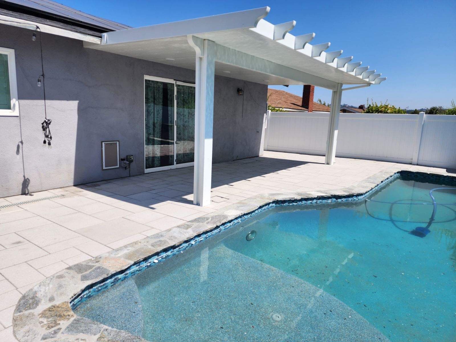 Insulated aluminum patio cover install — Mr. Patio Cover, Southern California