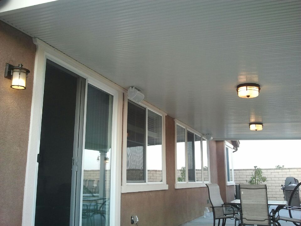 Non-insulated flat-pan patio cover install — Mr. Patio Cover, Southern California
