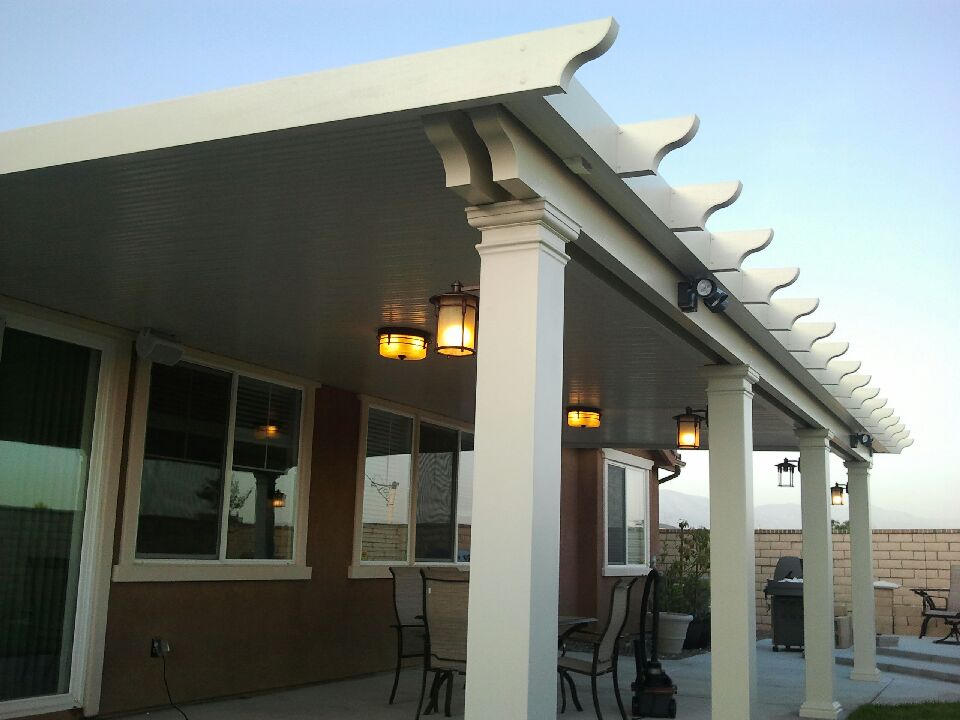 Non-insulated flat-pan patio cover install — Mr. Patio Cover, Southern California