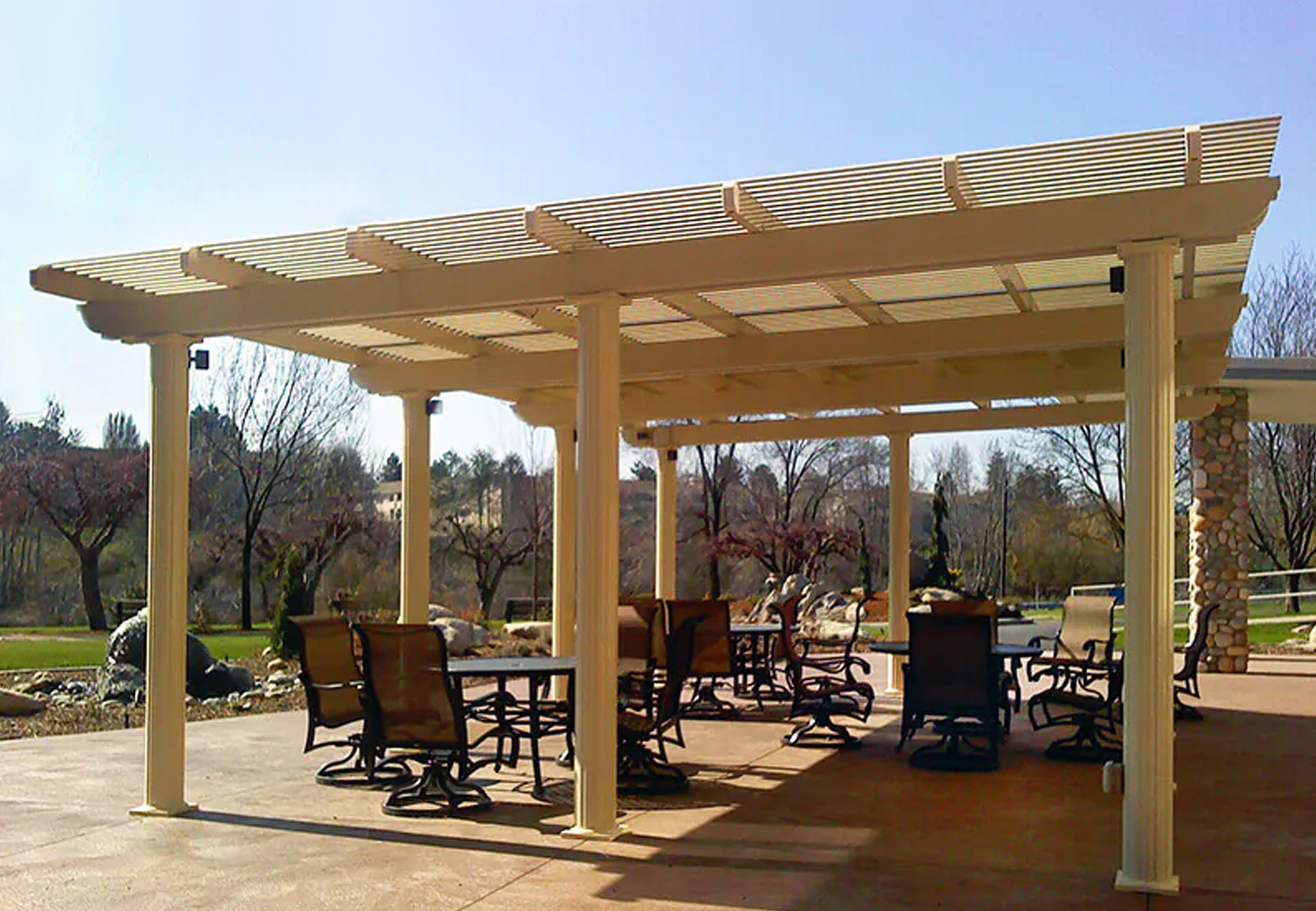 Velaro adjustable-louver pergola install — Mr. Patio Cover, Southern California