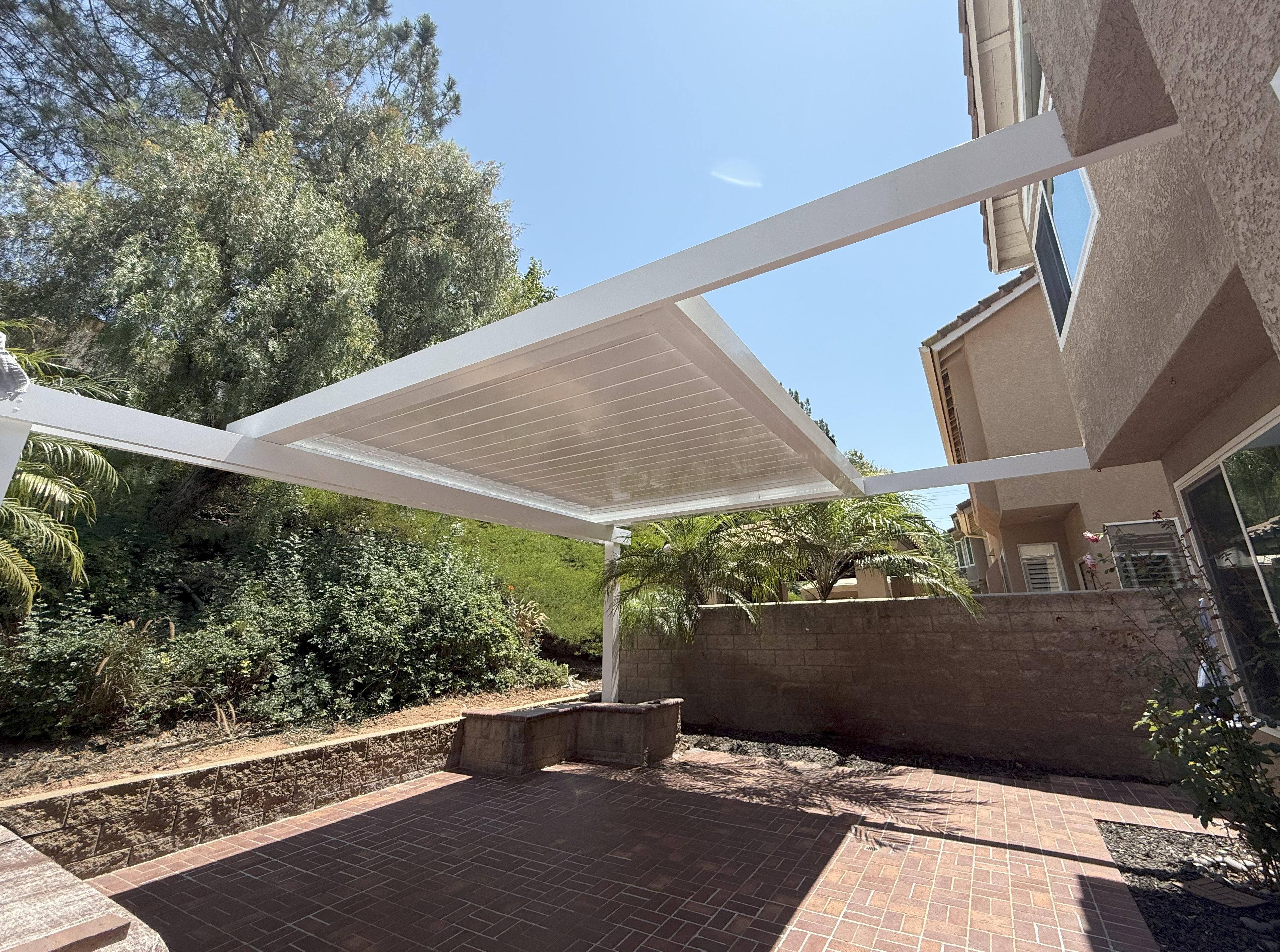 Velaro adjustable-louver pergola install — Mr. Patio Cover, Southern California