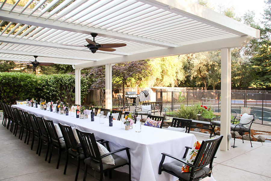 Velaro adjustable-louver pergola install — Mr. Patio Cover, Southern California