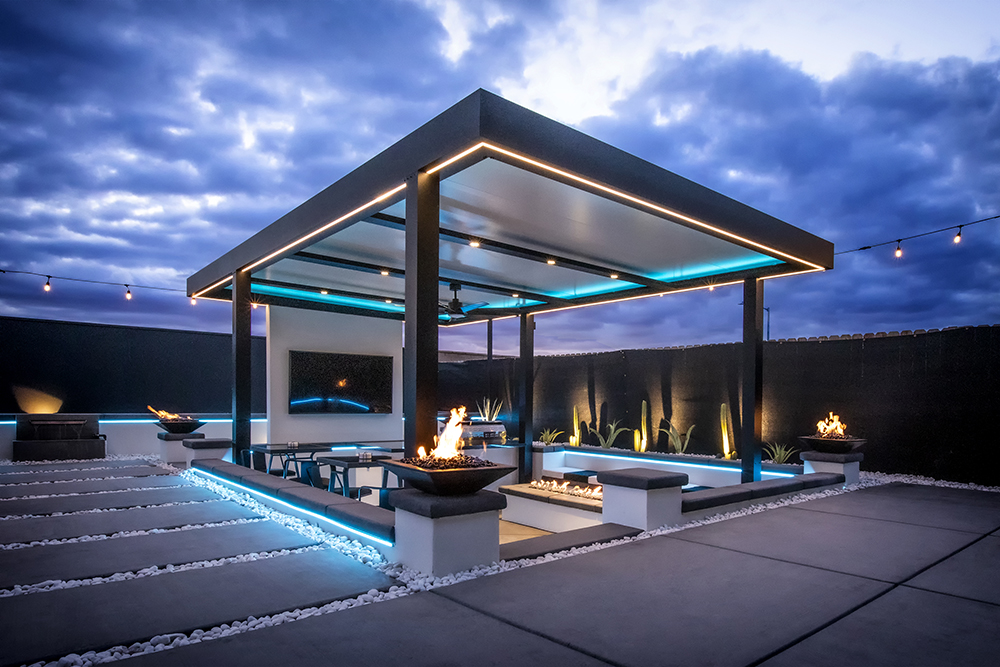 Velaro adjustable-louver pergola install — Mr. Patio Cover, Southern California
