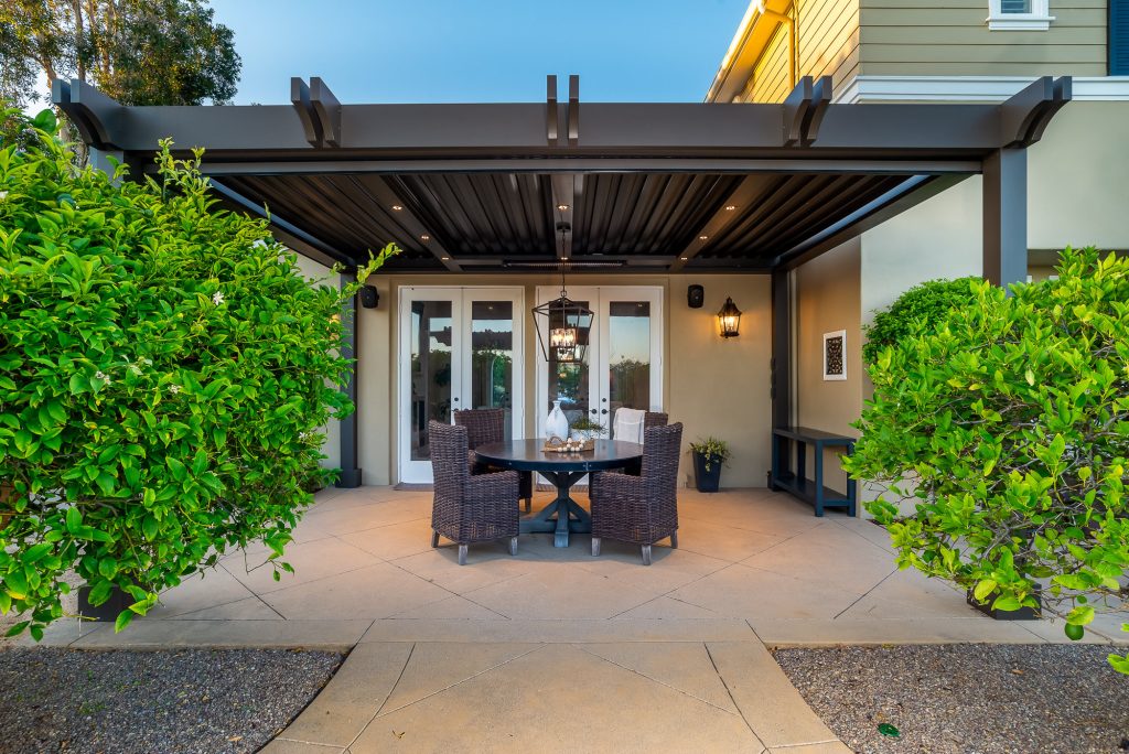 Velaro adjustable-louver pergola install — Mr. Patio Cover, Southern California
