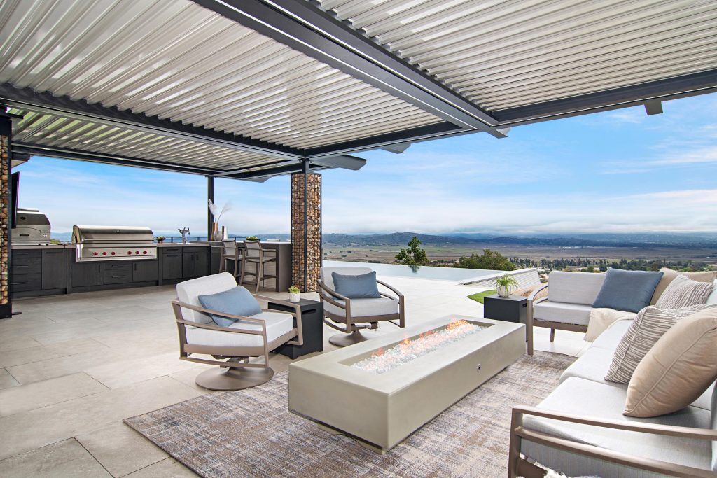 Velaro adjustable-louver pergola install — Mr. Patio Cover, Southern California