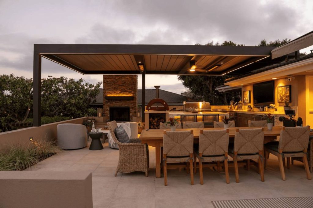 Velaro adjustable-louver pergola install — Mr. Patio Cover, Southern California