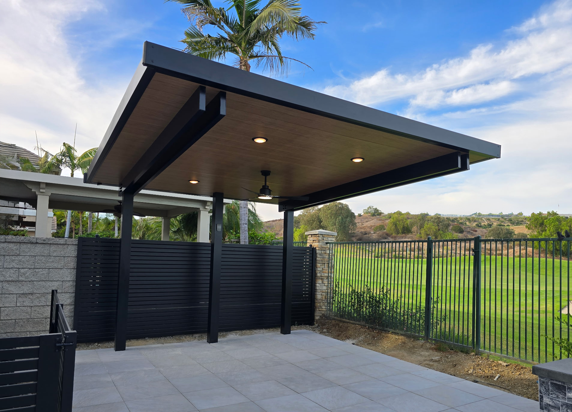 Velaro adjustable-louver pergola install — Mr. Patio Cover, Southern California
