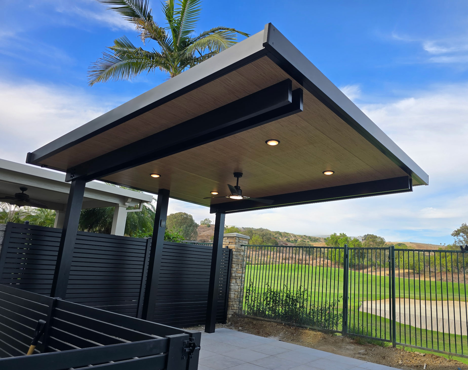 Velaro adjustable-louver pergola install — Mr. Patio Cover, Southern California