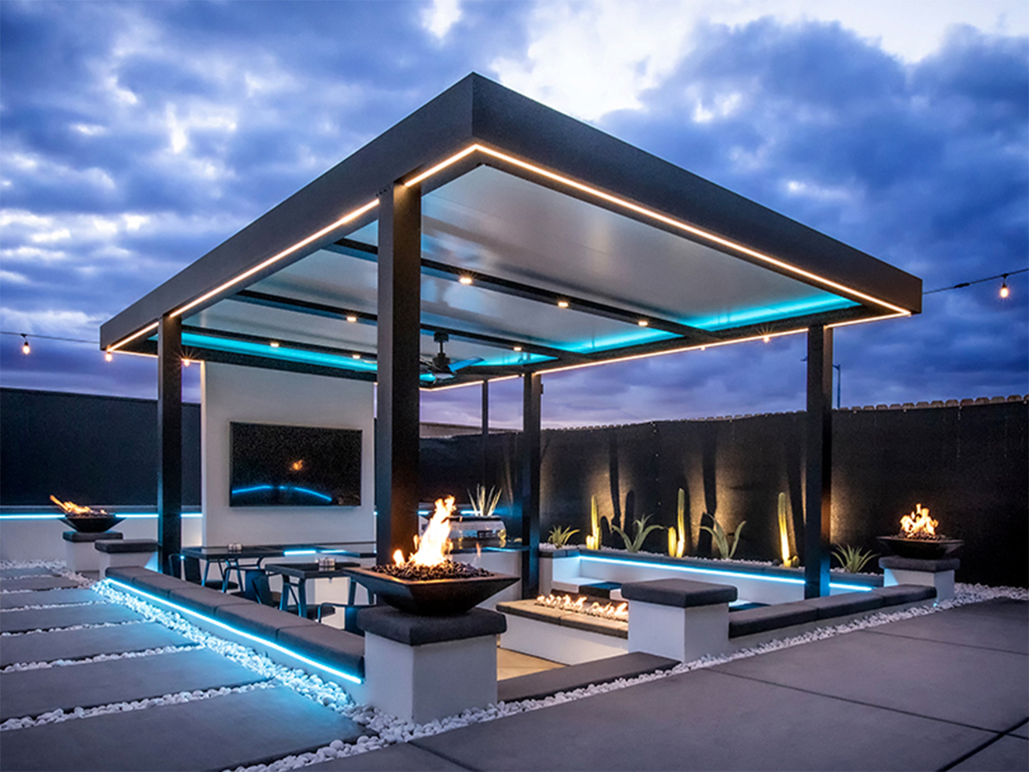 Velaro adjustable-louver pergola install — Mr. Patio Cover, Southern California