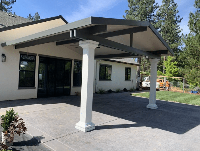 Insulated aluminum patio cover install — Mr. Patio Cover, Southern California