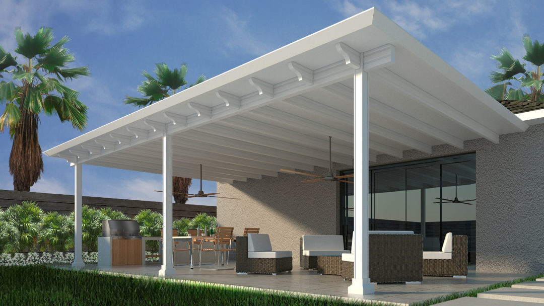 Insulated aluminum patio cover install — Mr. Patio Cover, Southern California