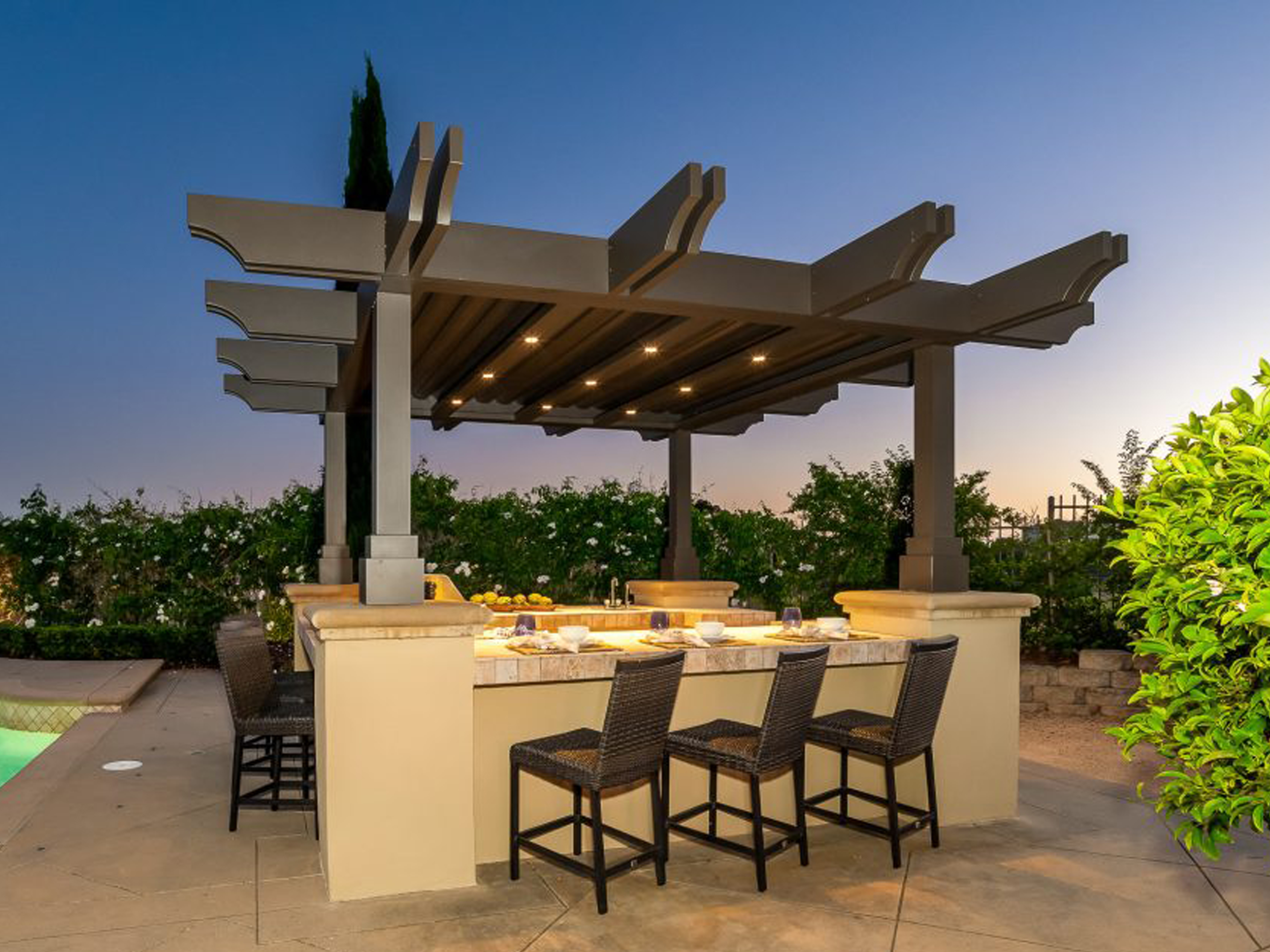Velaro adjustable-louver pergola install — Mr. Patio Cover, Southern California