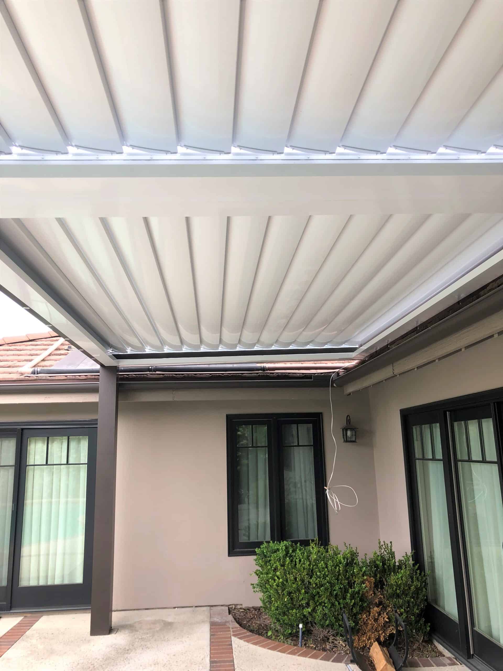 Velaro adjustable-louver pergola install — Mr. Patio Cover, Southern California