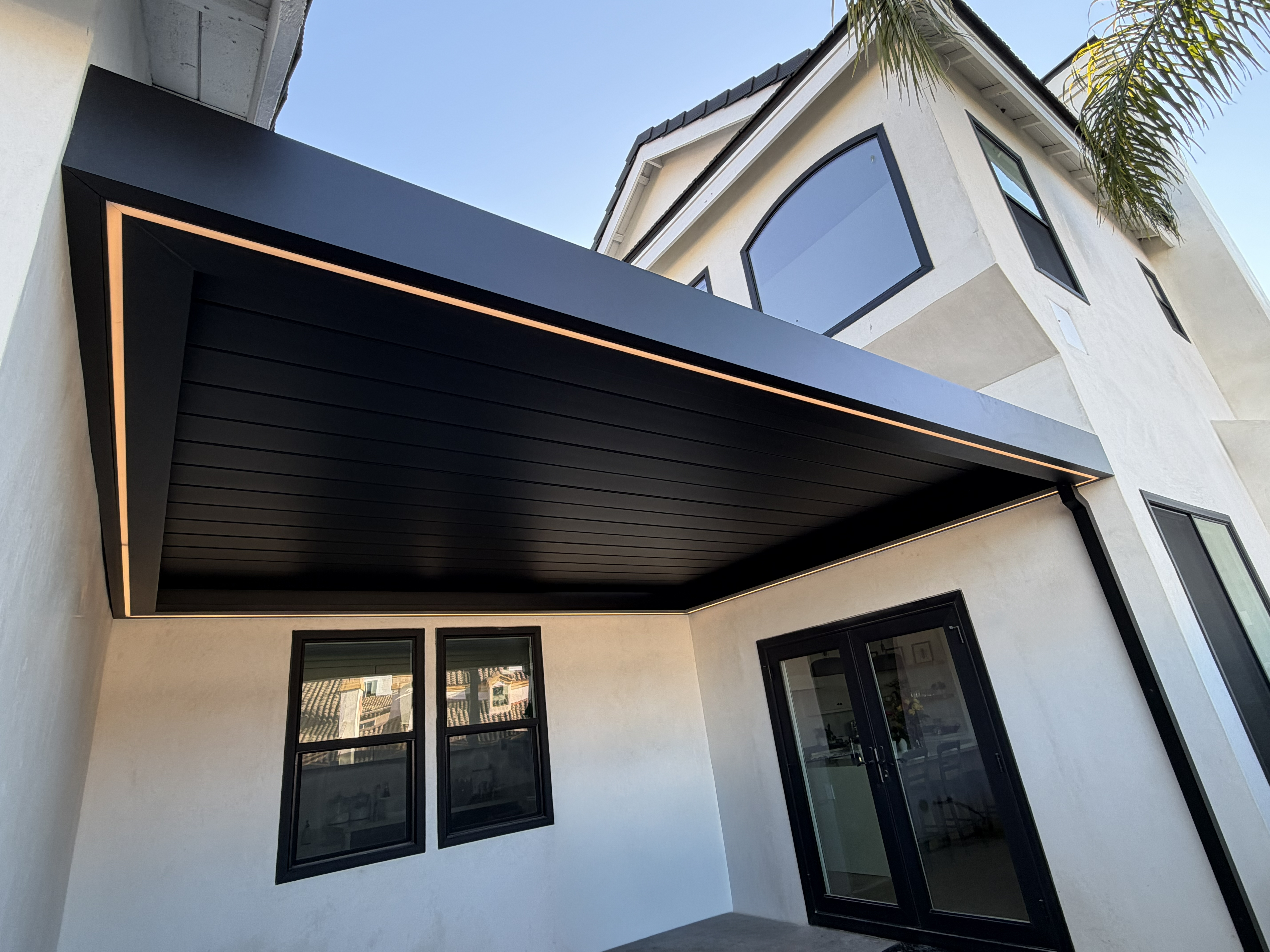 Velaro adjustable-louver pergola install — Mr. Patio Cover, Southern California