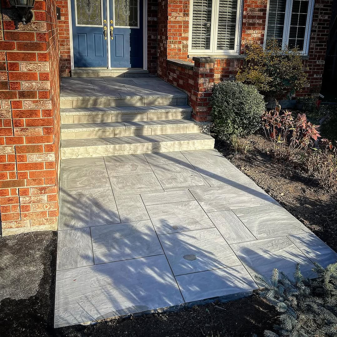 Interlock patio