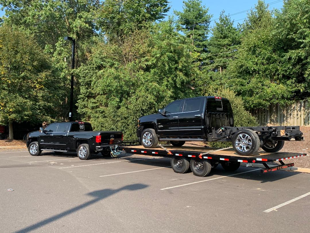 On Point Trailer Rentals trailer ready for pickup near Doylestown, PA