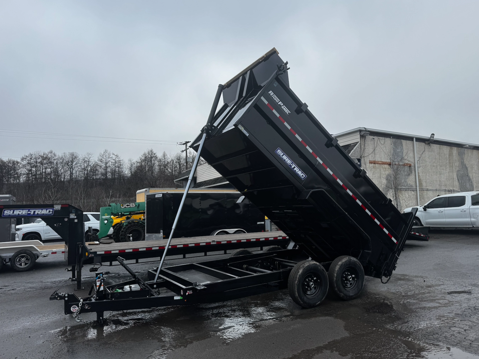 7x14 high side dump trailer rental near Doylestown, PA