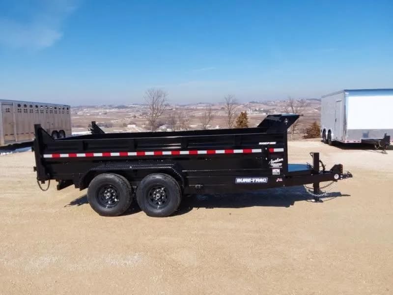 7x14 low profile dump trailer rental near Doylestown, PA