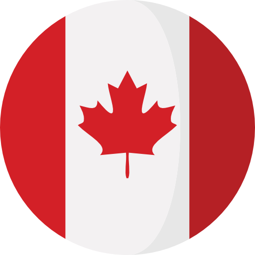 Canadian flag indicating Canada-based fulfillment