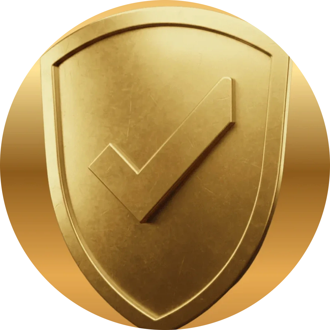 Written quality guarantee badge