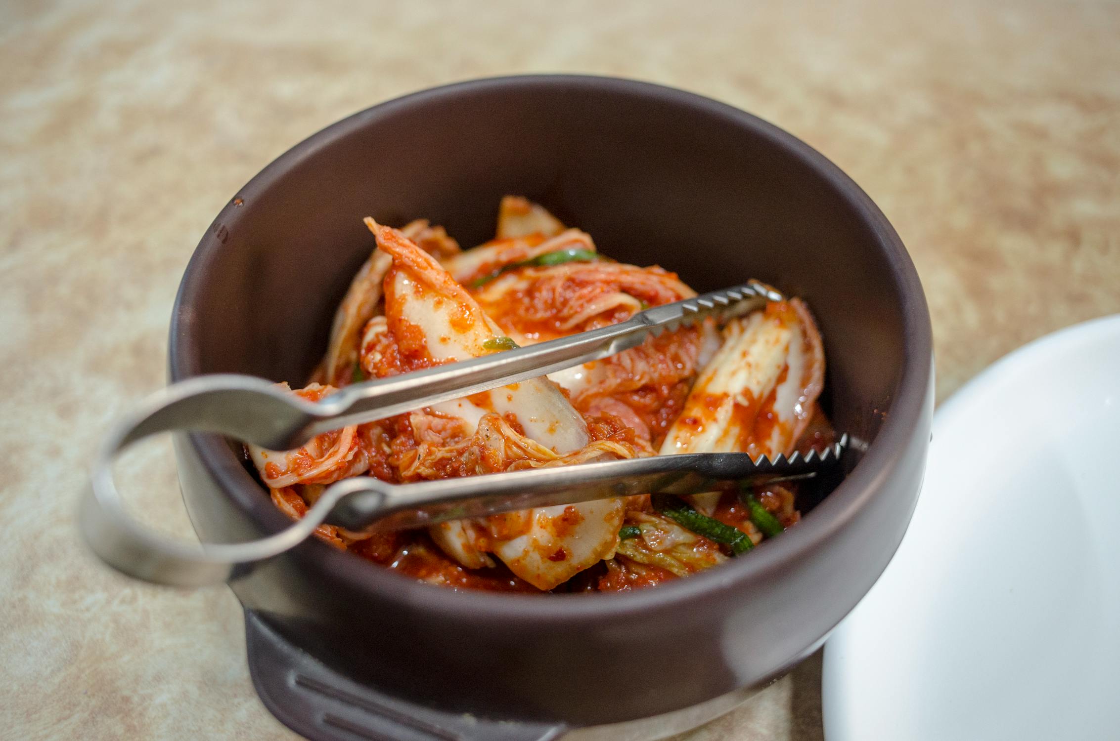 Korean kimchi — a probiotic-rich fermented superfood that supports gut microbiome diversity and the gut-brain connection