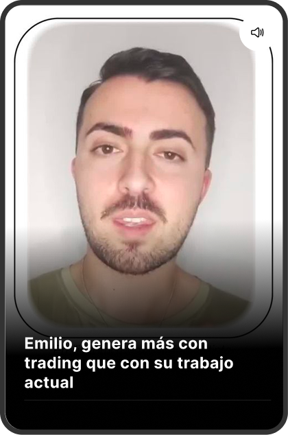 Emilio, genera más con trading que con su trabajo actual