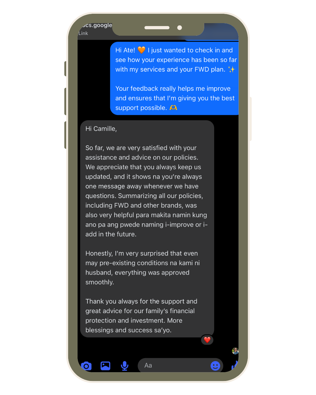 Client testimonial — Archimompreneur