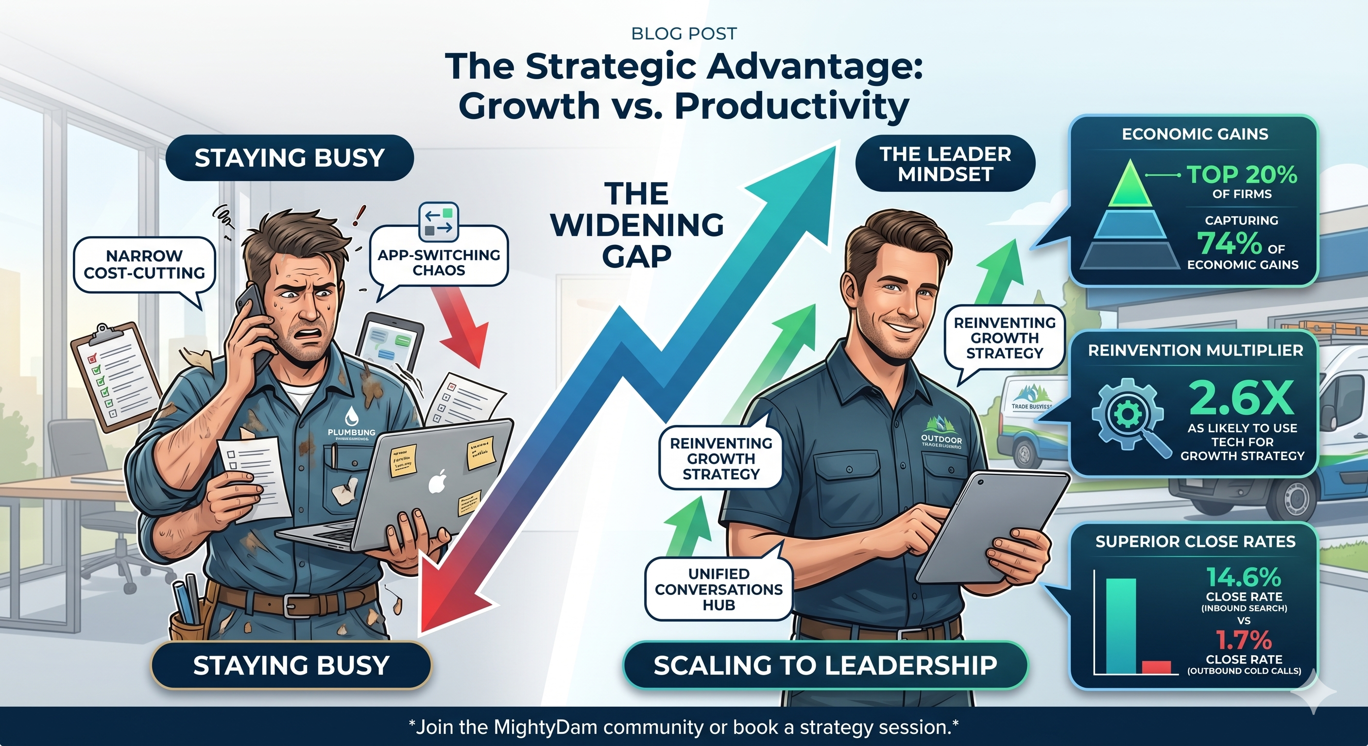 How landscapers in the uk can gain an advantage by working with MightyDam Marketing Ltd.